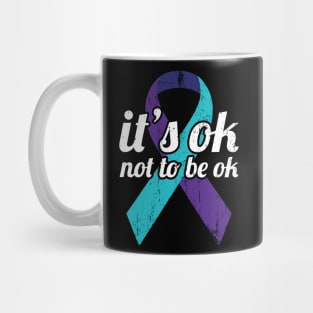 It's OK Not To Be OK - Suicide Prevention & Awareness Ribbon Mug